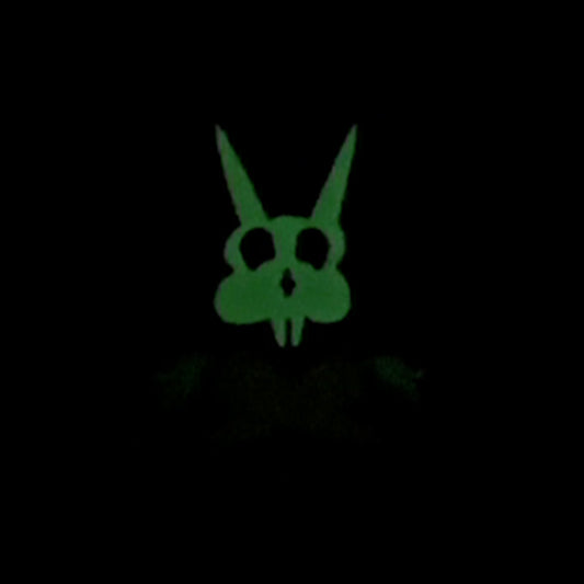 Pirate Doom Bunny Glow in the Dark Enamel Pin