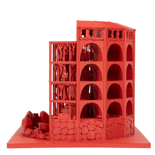 Dicecatraz 3D-Printed Combo Dice Prison/Dice Roller (Red)