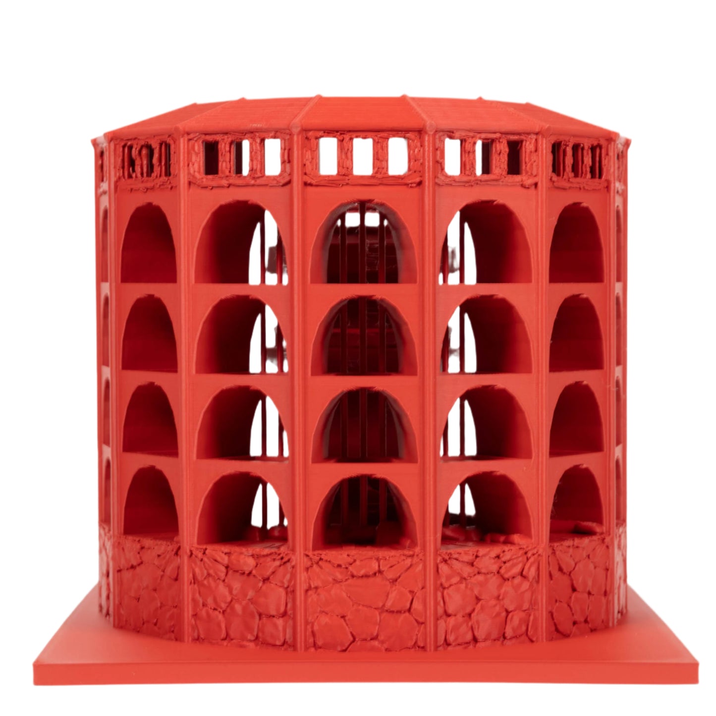 Dicecatraz 3D-Printed Combo Dice Prison/Dice Roller (Red)