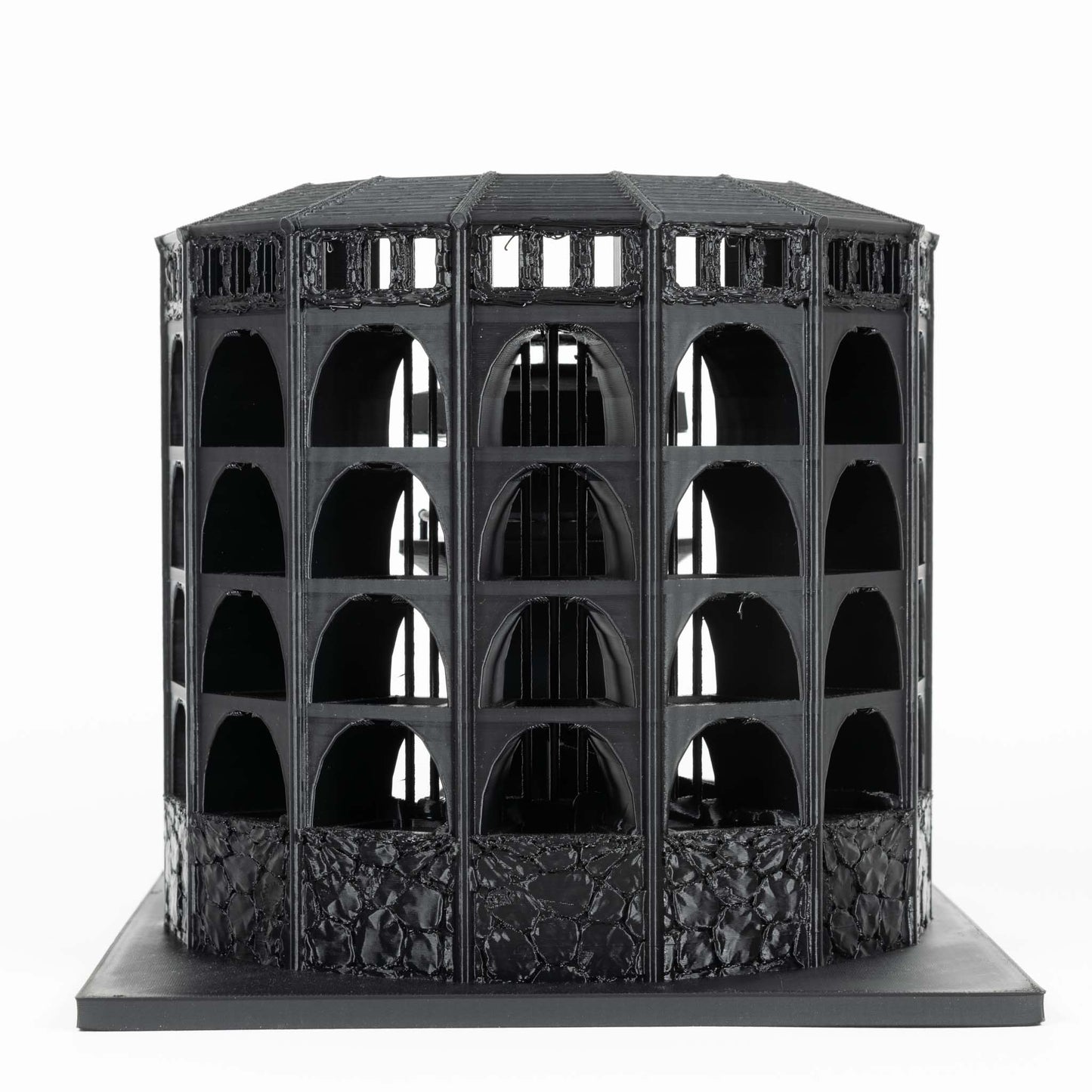 Dicecatraz 3D-Printed Combo Dice Prison/Dice Roller (Black)
