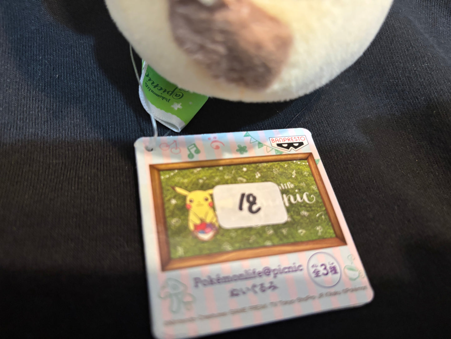 2016 Pokemon Life Picnic - Pikachu Plush