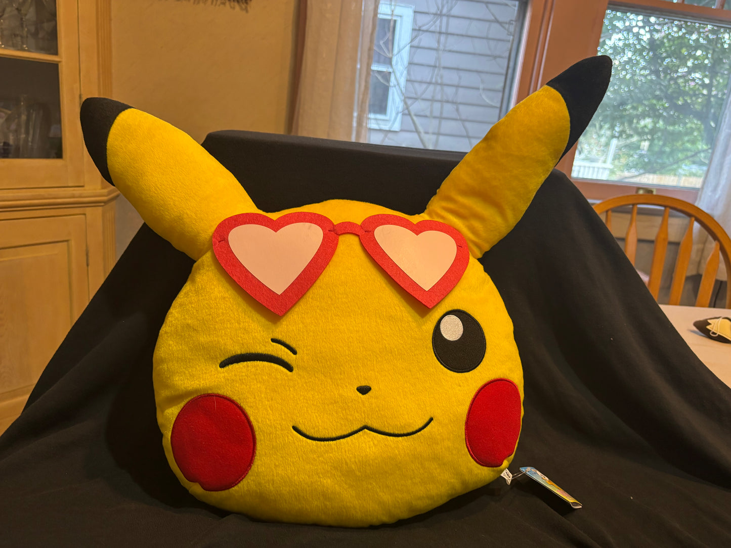 Pokemon Pikachu Face Plush Cushion Pillow