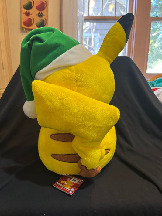 Pokemon Pikachu with Christmas Cap
