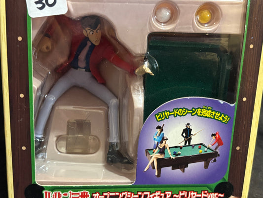 Lupin the Third (3rd) Opening Scene Billiards Figure Set