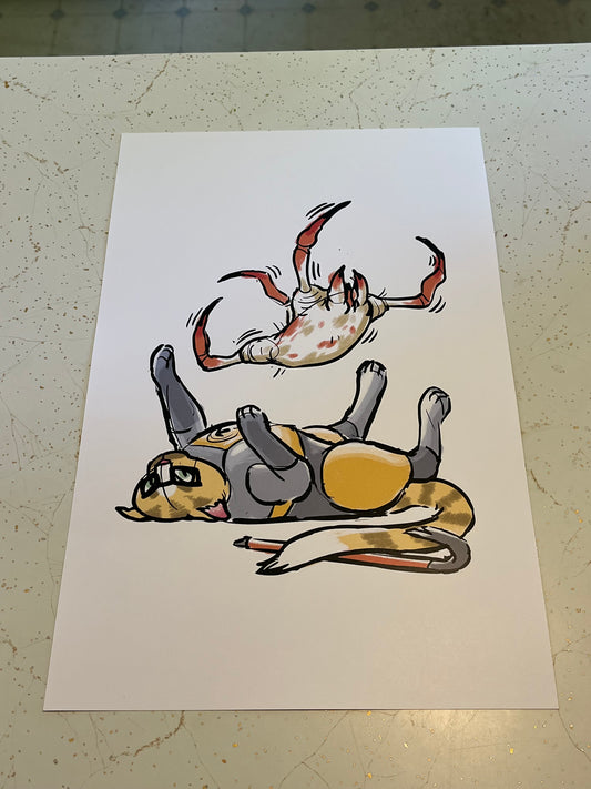 "Gordon Freekitty" 11" x 17" Print