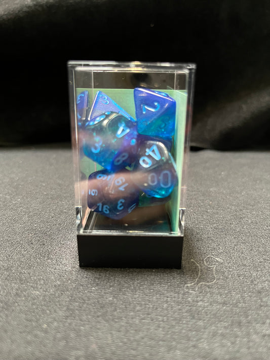 Chessex Gemini Blue-Blue/Light Blue Dice