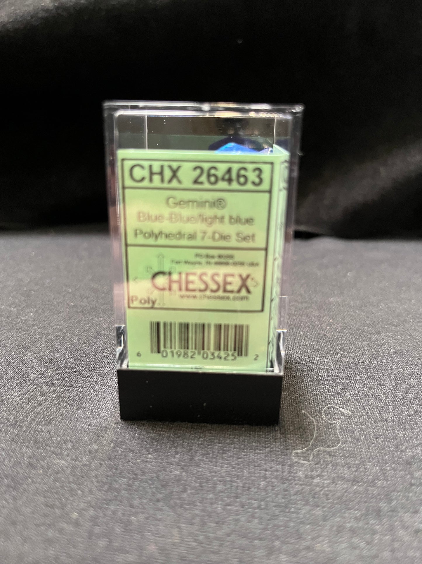 Chessex Gemini Blue-Blue/Light Blue Dice