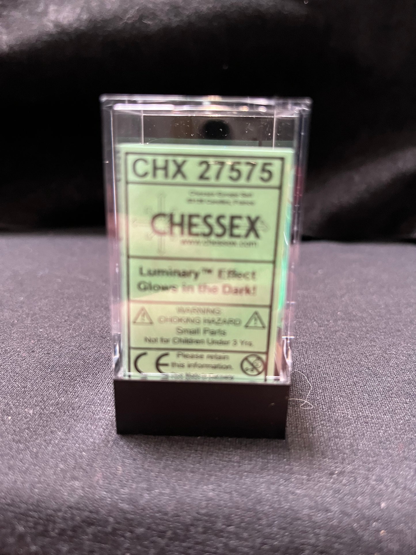 Chessex Borealis Light-Green/Gold Dice