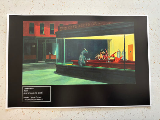 "Dino Cafe" 11" x 17" Print