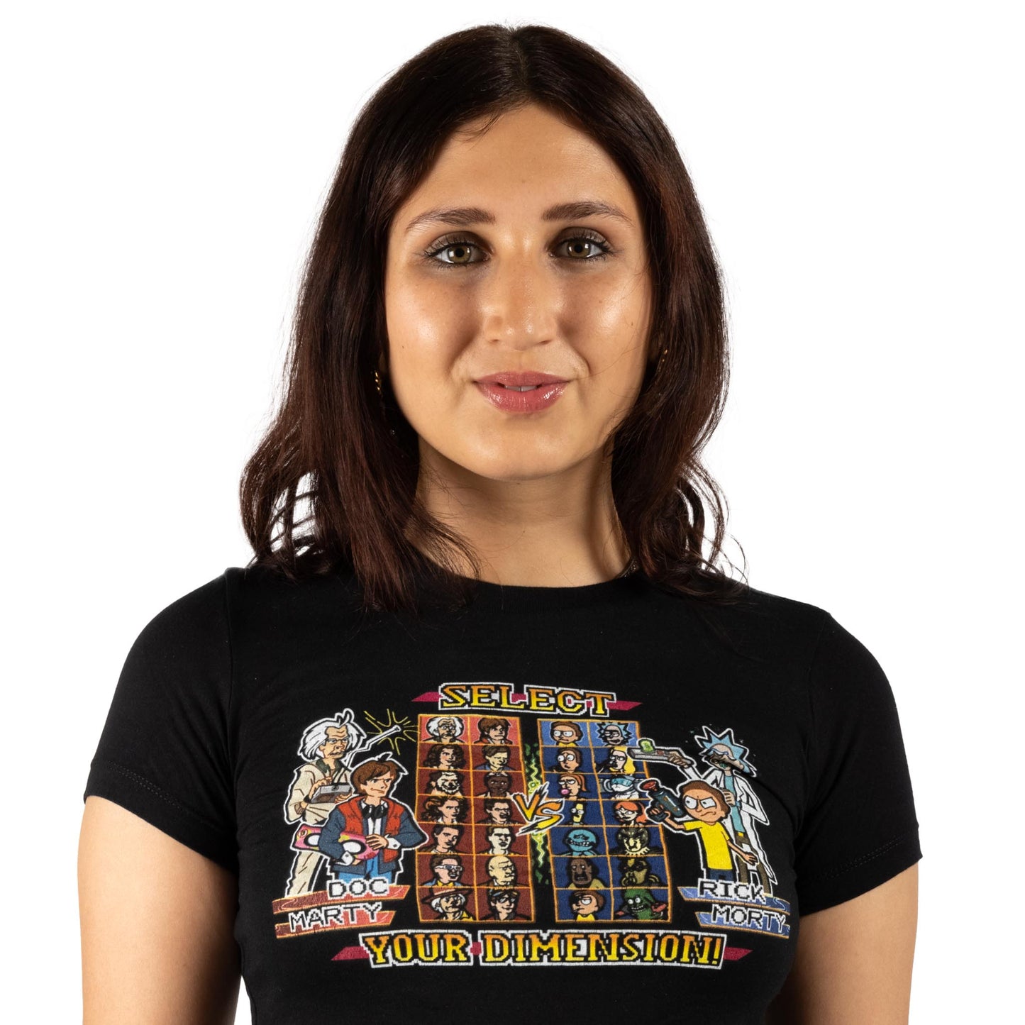Doc Brown and Marty vs. Rick and Morty T-Shirt