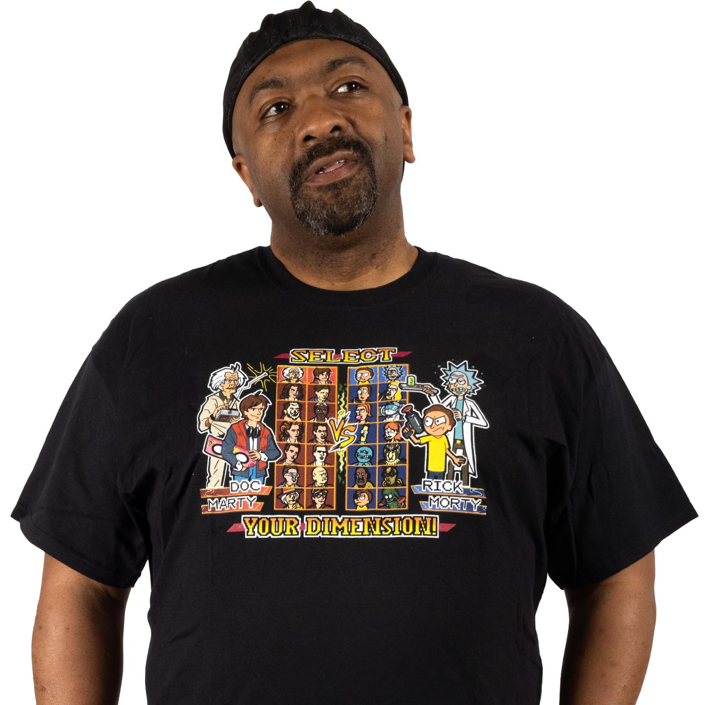 Doc Brown and Marty vs. Rick and Morty T-Shirt