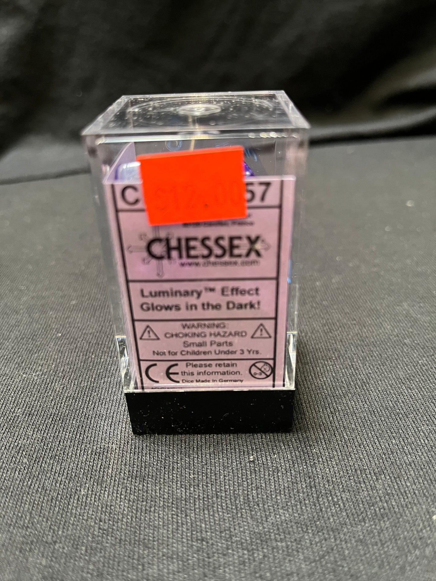 Chessex Nebula Nocturnal/Blue Dice