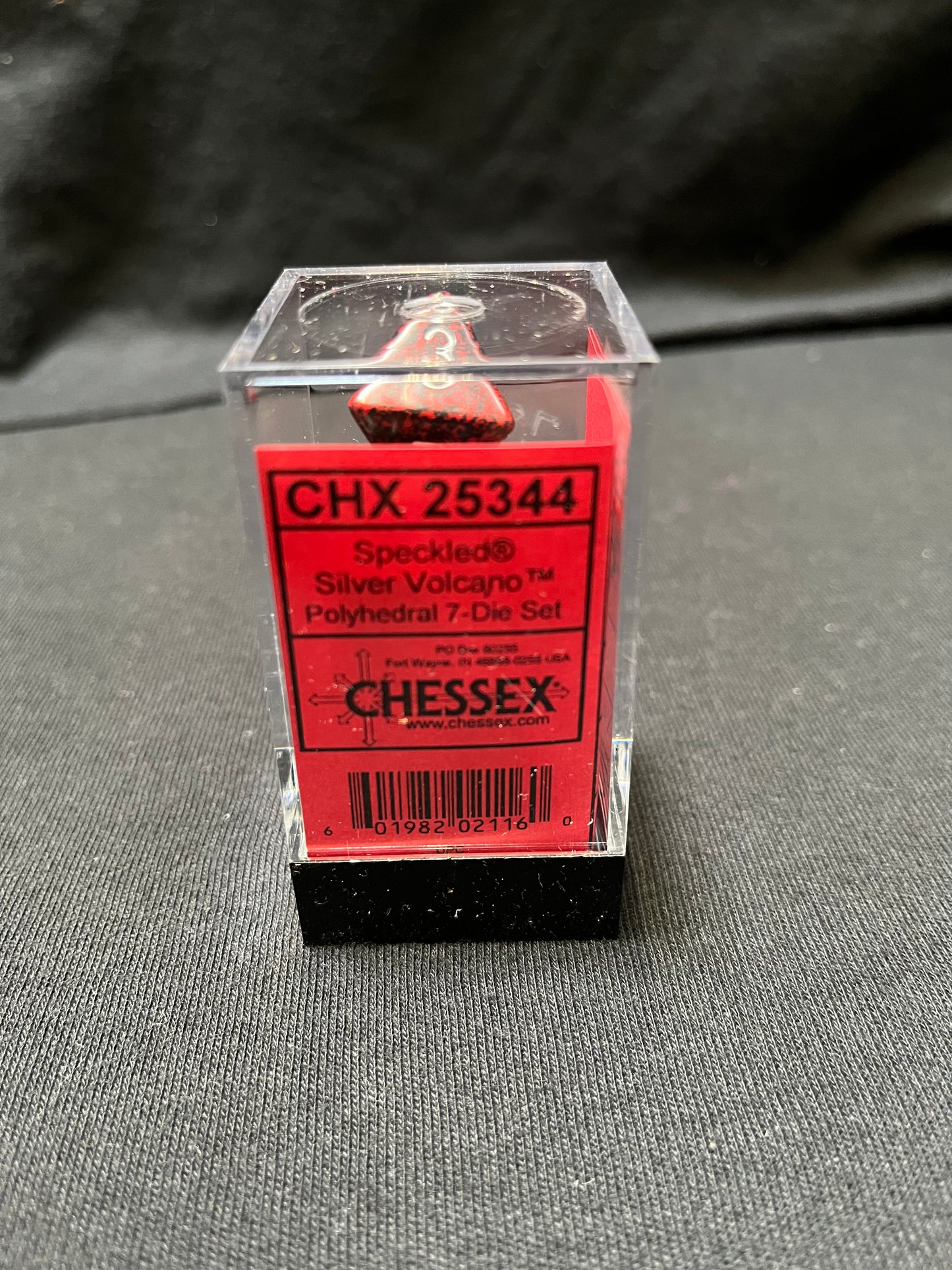 Chessex Speckled Silver Volcano Dice