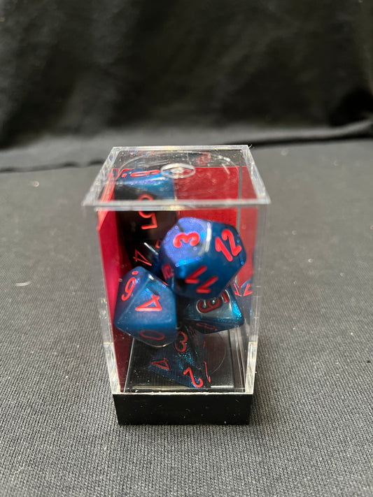 Chessex Gemini Black-Starlight/Red Dice