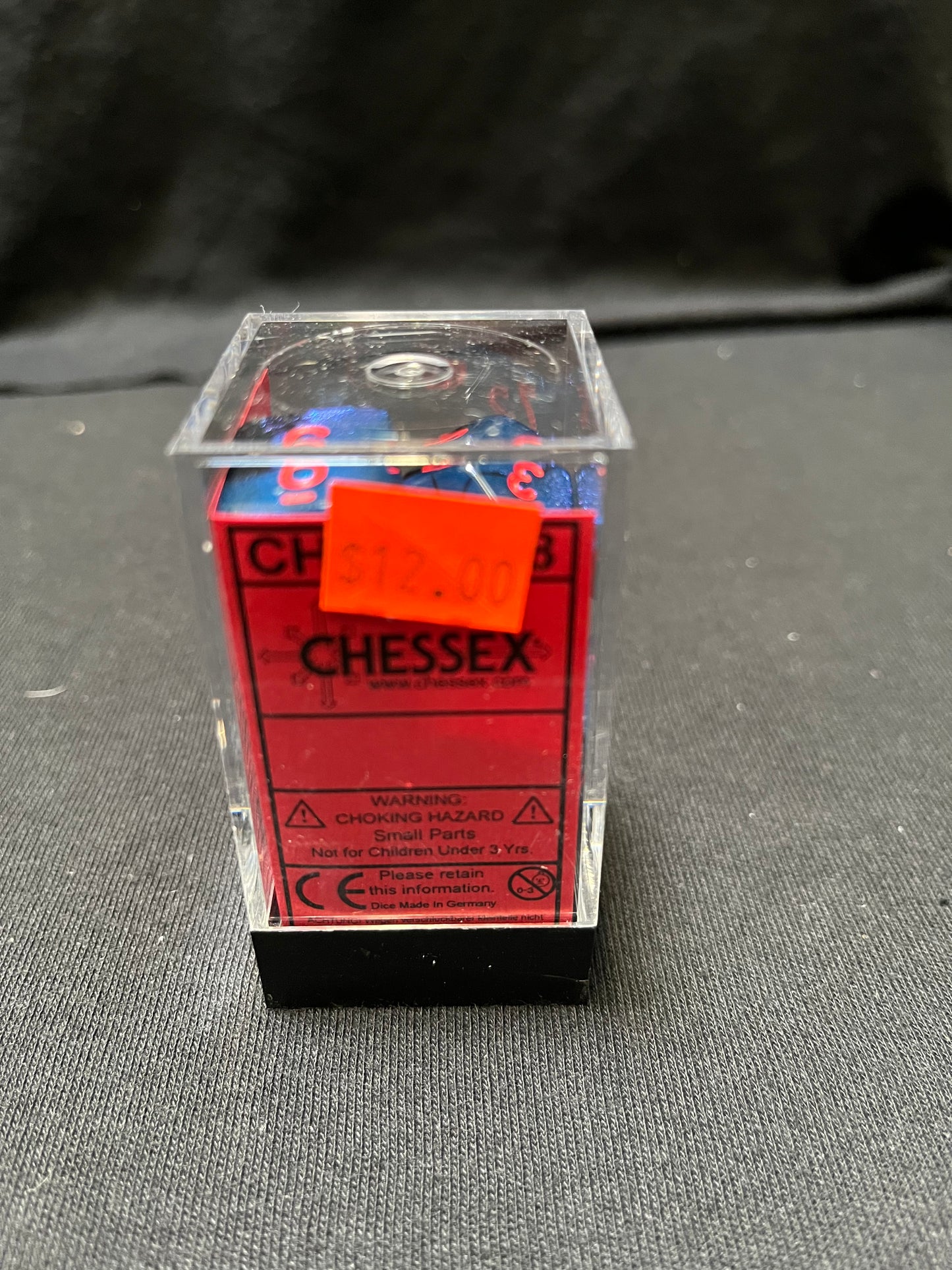 Chessex Gemini Black-Starlight/Red Dice