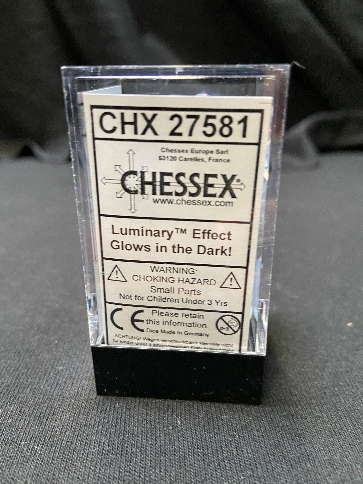 Chessex Borealis Icicle/Light Blue Dice Kit
