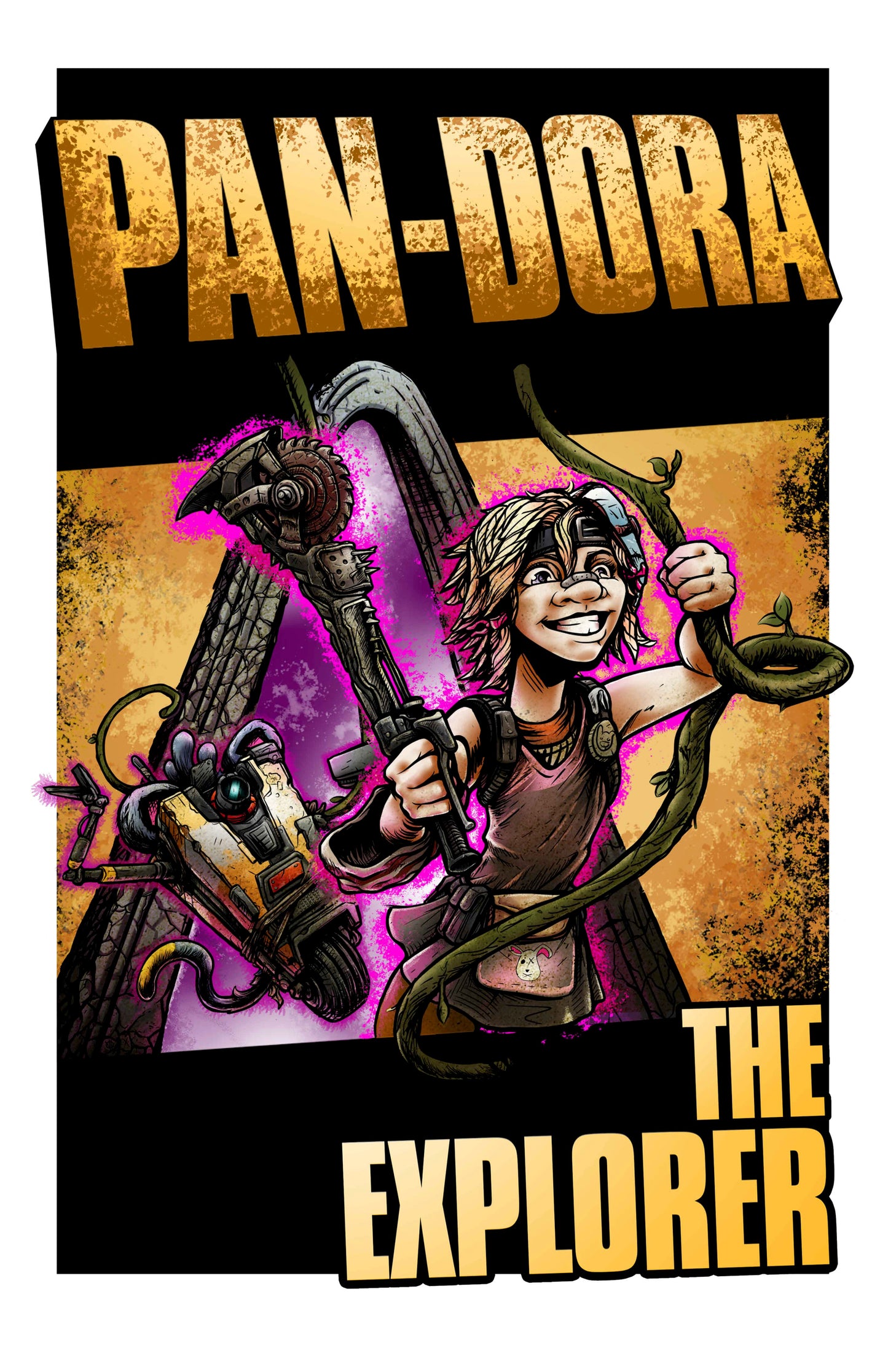 Pan-Dora the Explorer 11" x 17" Glossy Print