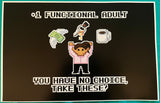 +1 Functional Adult (Female) 11" x 17" Print (POC)