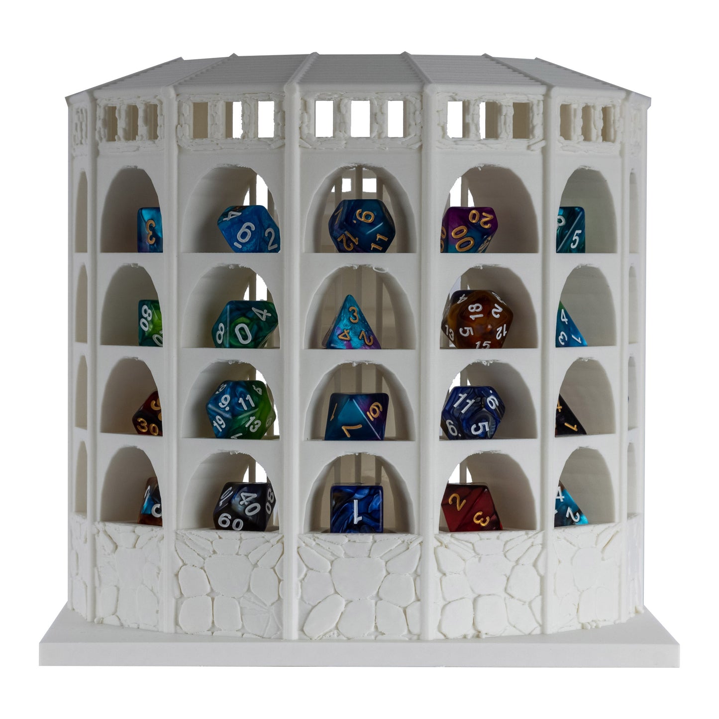Dicecatraz 2.1 3D-Printed Combo Dice Prison/Dice Roller (Ivory)