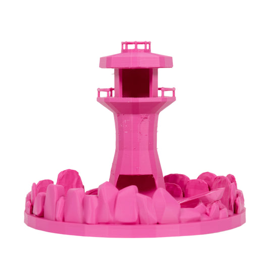 Dicecatraz Courtyard 3D-Printed Dice Roller (Pink)