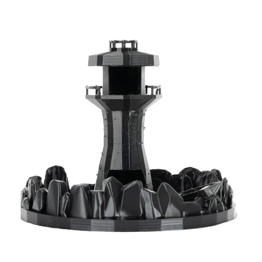 Dicecatraz Courtyard 3D-Printed Dice Roller (Black)