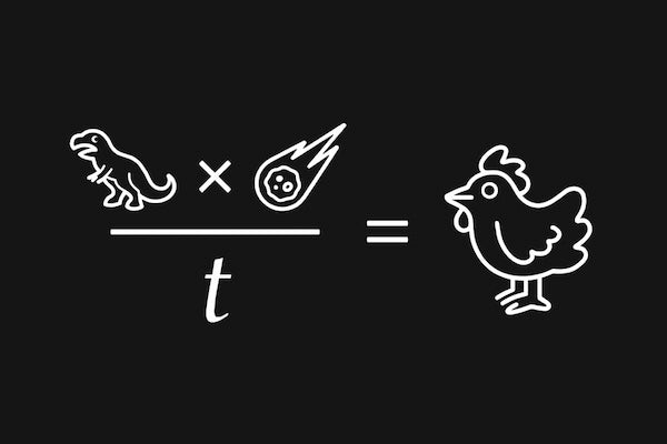 Dinosaur Evolution Equation T-Shirt
