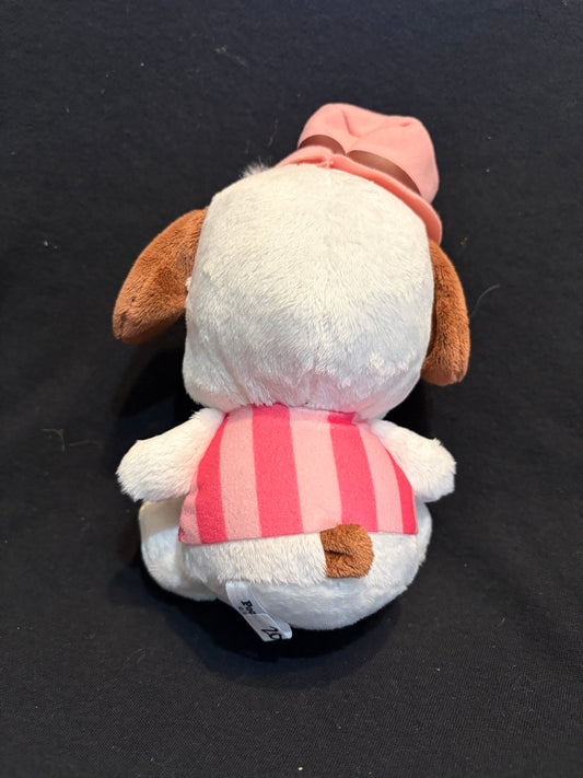 Sanrio Pochacco Plush w/ Top Hat and Striped Vest