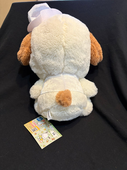 Sanrio Pochakko Plush Doll Stuffed Milky White Dog