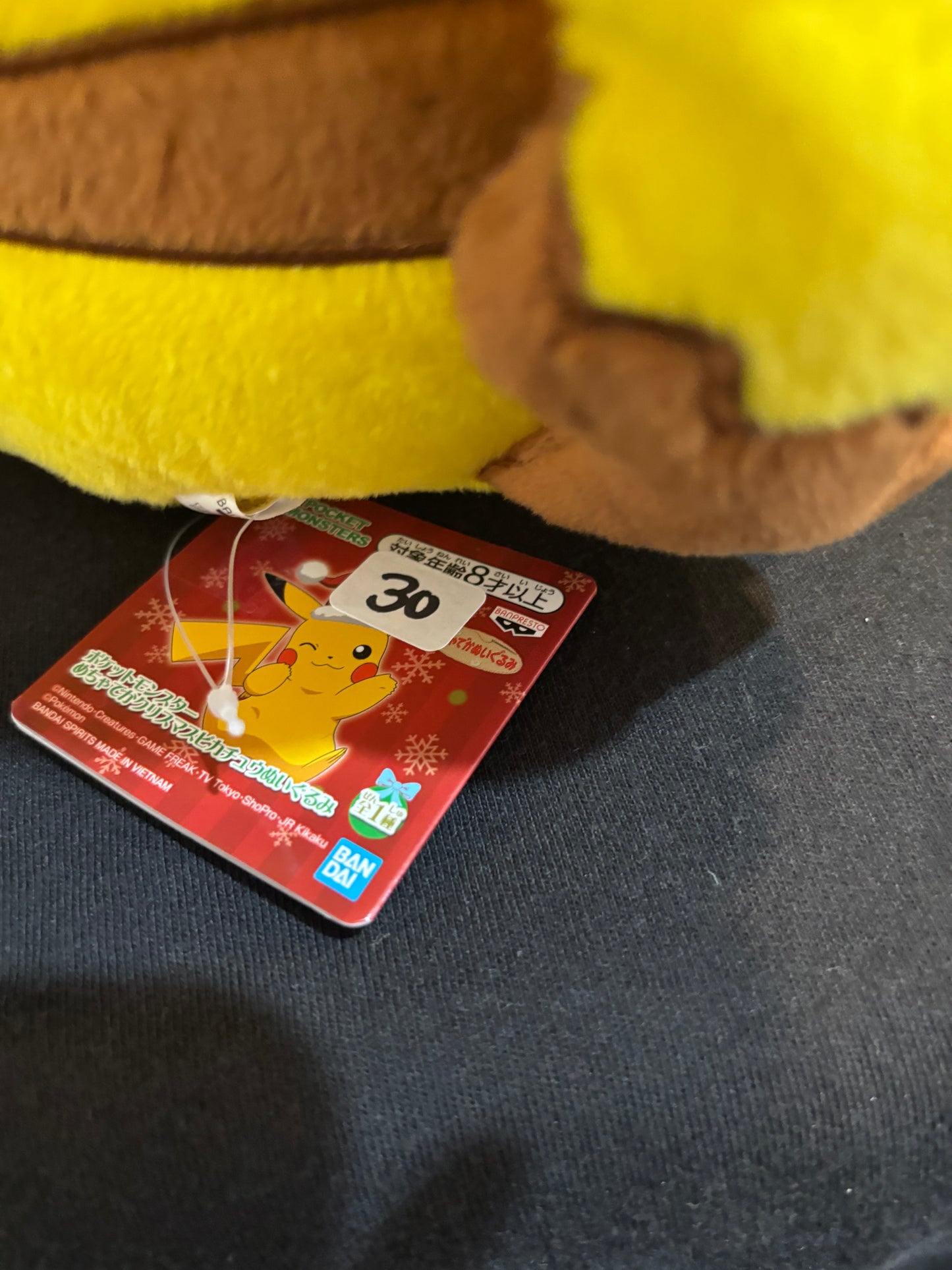 Pokemon Pikachu with Christmas Cap