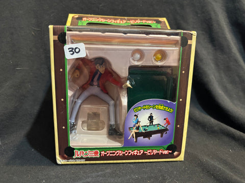 Lupin the Third (3rd) Opening Scene Billiards Figure Set