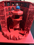 Dicecatraz 3D-Printed Combo Dice Prison/Dice Roller (Red)