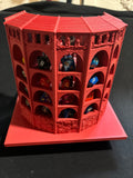 Dicecatraz 3D-Printed Combo Dice Prison/Dice Roller (Red)