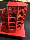 Dicecatraz 3D-Printed Combo Dice Prison/Dice Roller (Red)