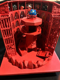 Dicecatraz 3D-Printed Combo Dice Prison/Dice Roller (Red)