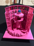Dicecatraz 3D-Printed Combo Dice Prison/Dice Roller (Pink)