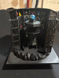 Dicecatraz 3D-Printed Combo Dice Prison/Dice Roller (Black)