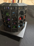 Dicecatraz 3D-Printed Combo Dice Prison/Dice Roller (Black)