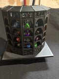 Dicecatraz 3D-Printed Combo Dice Prison/Dice Roller (Black)