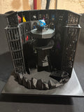 Dicecatraz 3D-Printed Combo Dice Prison/Dice Roller (Black)
