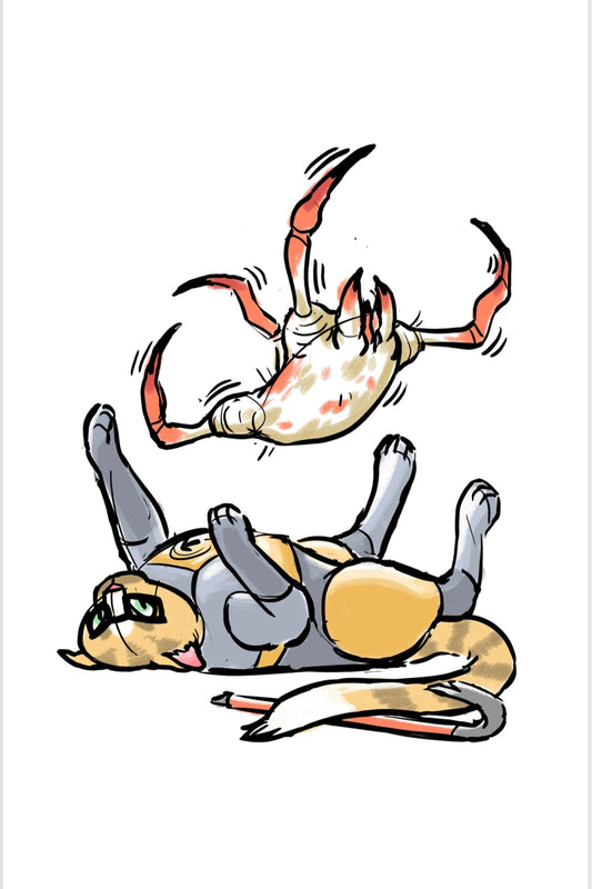 "Gordon Freekitty" 11" x 17" Print