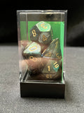 Chessex Scarab Jade/Gold Dice
