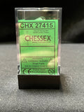 Chessex Scarab Jade/Gold Dice