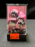 Chessex Gemini Black-Pink/White Dice