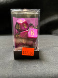 Chessex Gemini Black-Purple/Gold Dice