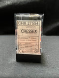 Chessex Nebula Red/Silver Dice