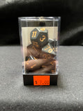 Chessex Opaque Black/Gold Dice