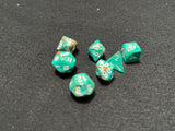 Chessex Mini Marble Oxi-Copper/White Dice