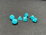Chessex Mini Luminary Sky/Silver Dice
