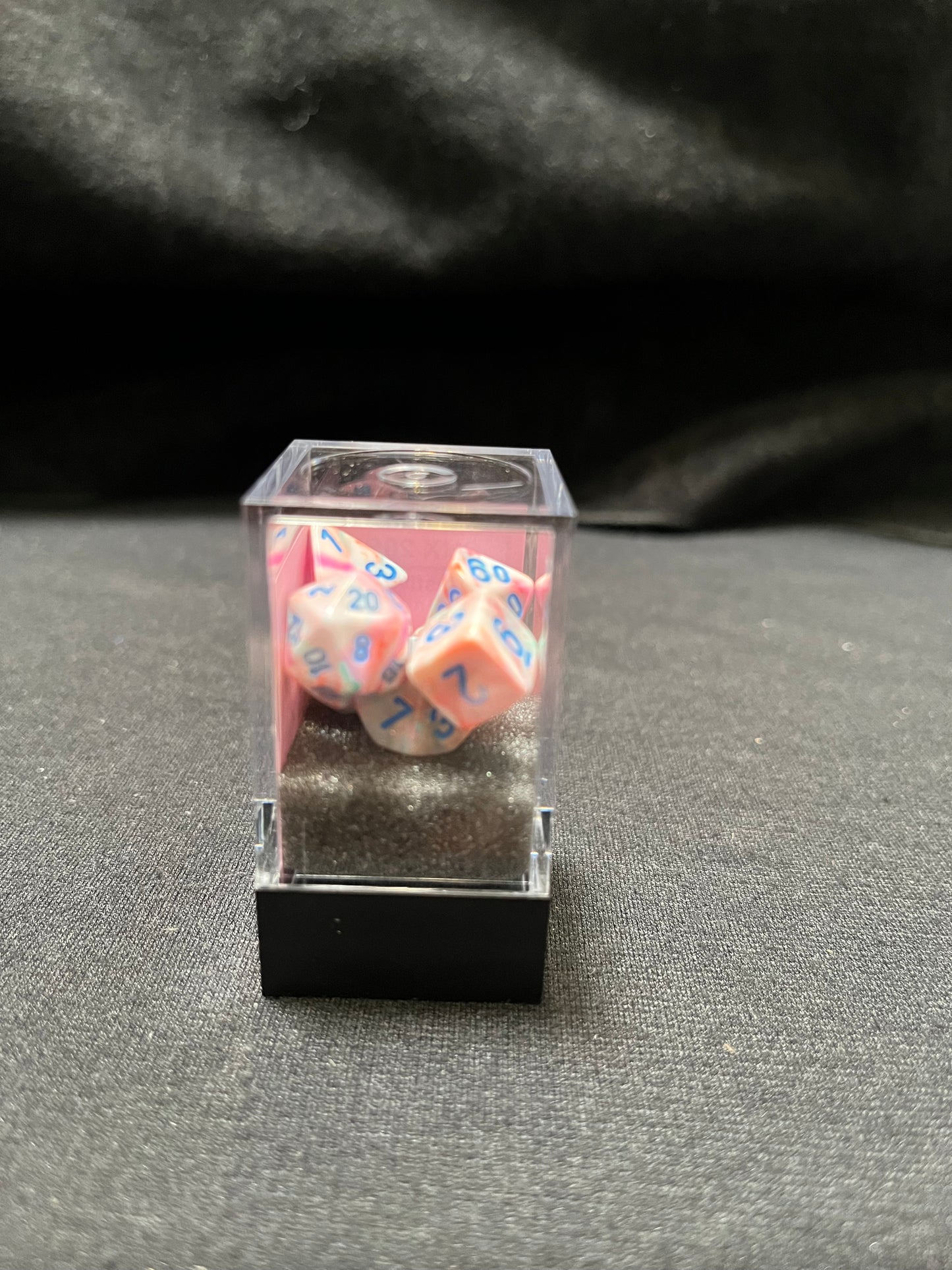 Chessex Mini Festival Pop Art/Blue Dice