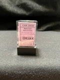 Chessex Mini Nebula Wisteria/White Dice